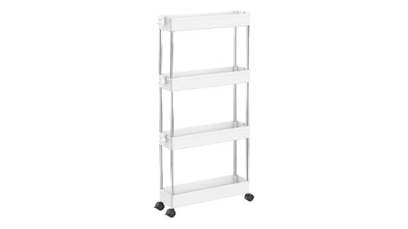 Spacekeeper 4 Tier Slim Storage Cart 