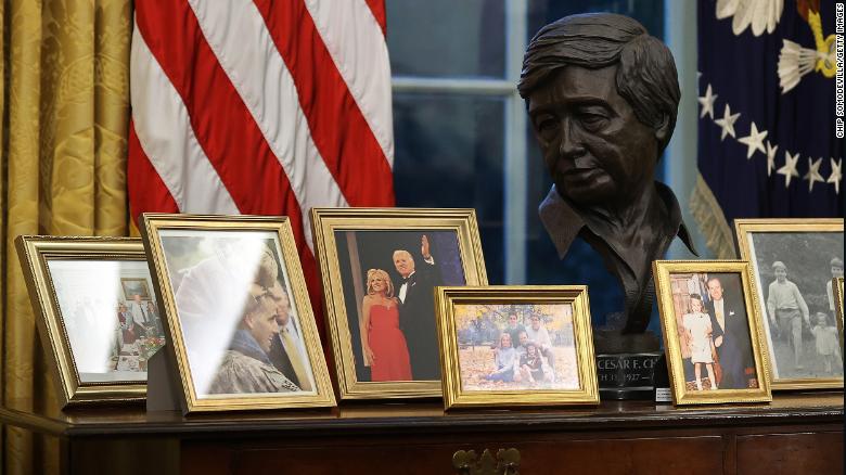 In Biden’s Oval Office, Cesar Chavez takes his place among America’s heroes