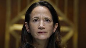 President-elect Joe Biden&#39;s pick for national intelligence director Avril Haines listens during a confirmation hearing before the Senate intelligence committee on Tuesday, Jan. 19, 2021, in Washington. (Melina Mara/The Washington Post via AP, Pool)