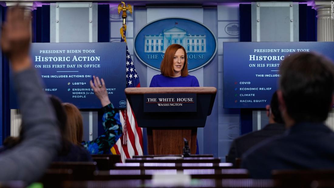 Jen Psaki: The Biden White House press secretary is committed to sharing ‘accurate information with the American people’