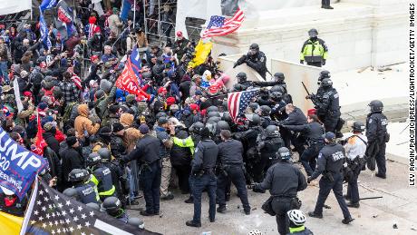 Evidence shows Capitol rioters brutally attacked police with masts, fire extinguishers and fists