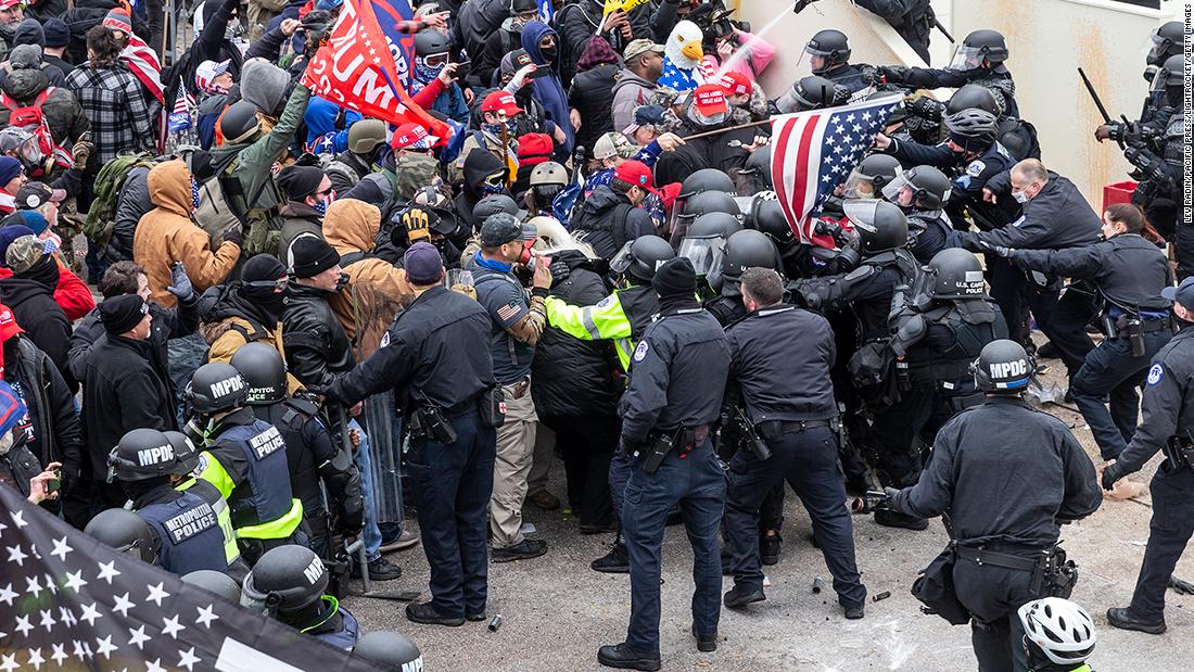 Evidence collected by federal investigators details Capitol protesters attacking the police