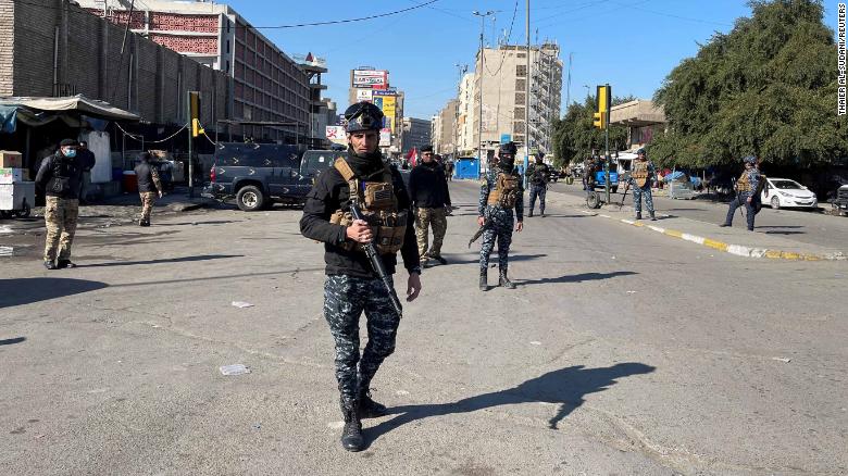 At least 13 killed as twin suicide bombings rock Baghdad
