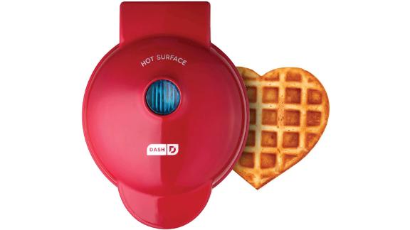 Dash Heart-Shaped Mini Waffle Maker