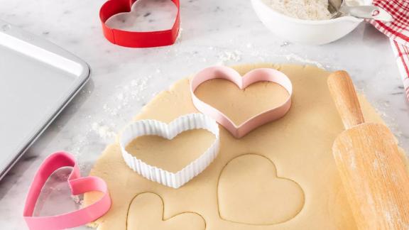 Spritz 5 Piece Stainless Steel Heart Cookie Cutter Set