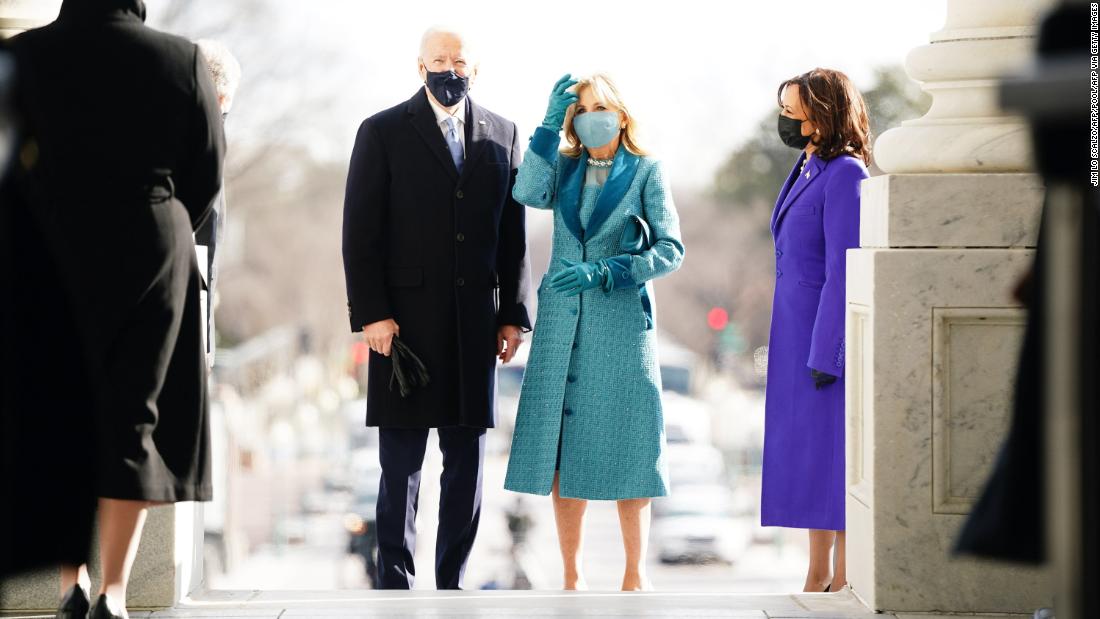 Jill Bidens Inauguration Gown Inspired By Unity Designer Says Cnnpolitics 6513