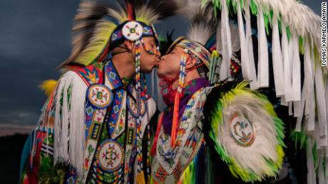 Native American couple redefines cultural norms - in photos