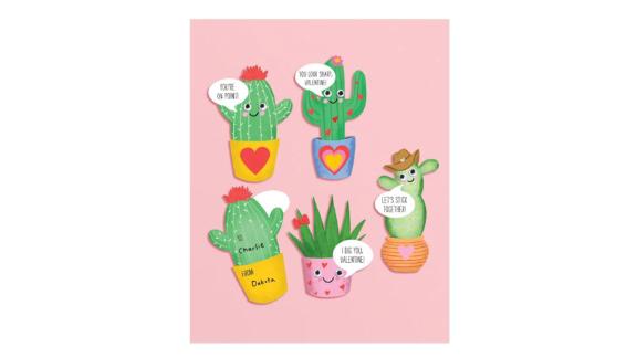 Paper Source Happy Plants Valentine Card Kit 