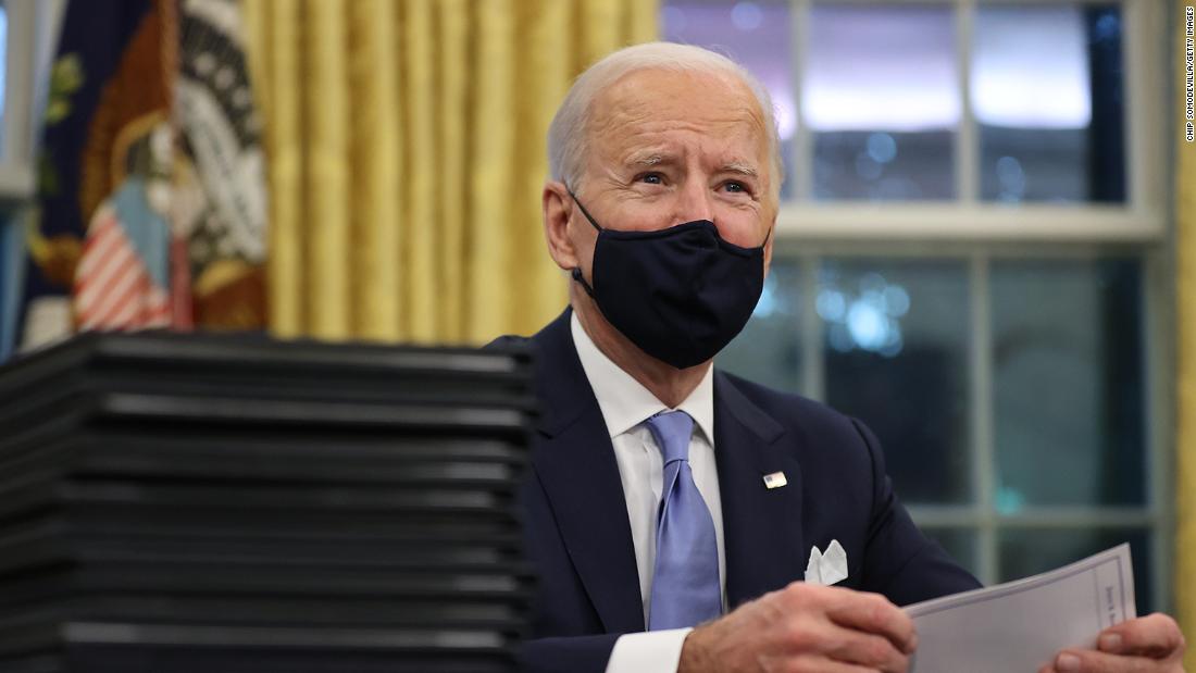 Biden to sign orders that include moves toward $15 minimum wage for federal workers and contractors