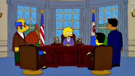 the simpsons lisa president