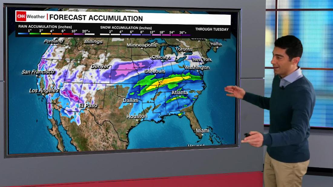 Weather forecast At least 21 states under winter weather alerts CNN