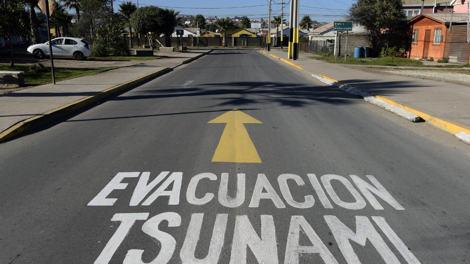 Chile earthquake Authorities trigger national panic by mistakenly