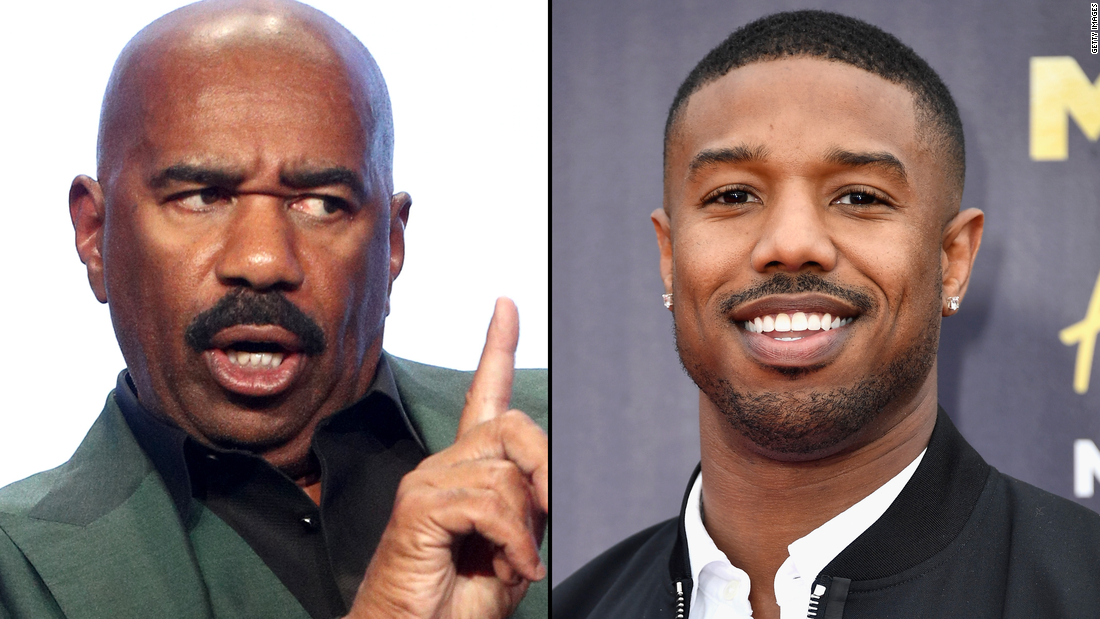 Steve Harvey has his eye on daughter's boyfriend, Michael B. Jordan