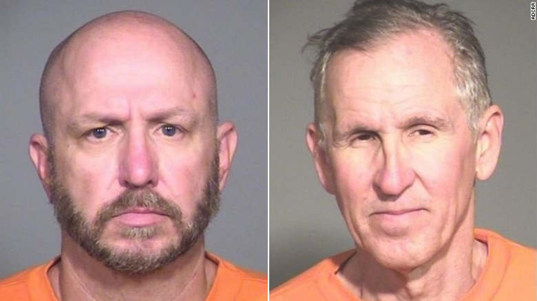 Arizona law enforcement agents are searching for two escaped inmates facing dozens of years in prison