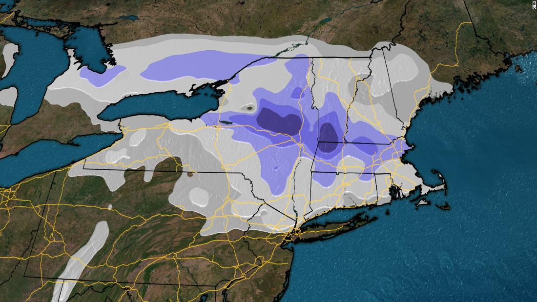 Snow forecast Finally a chance of snow for some Northeast cities CNN