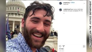 Edward Jacob Lang posted a string of social media posts from the Capitol riots that were cited by prosecutors.
