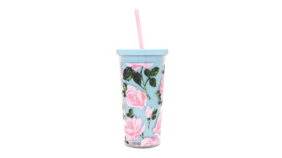 Rose Parade Sip Sip Mug with Straw