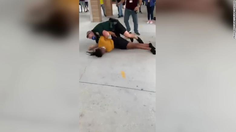 Florida officials investigating deputy allegedly seen in video taking student to the ground