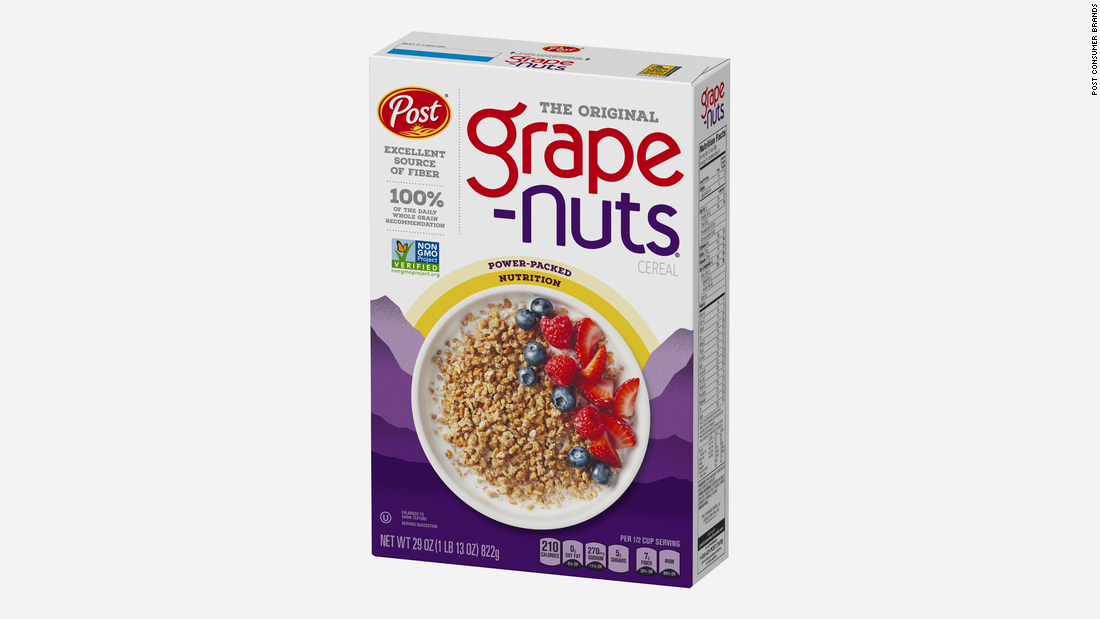 Grape nuts will be on the shelves again in March