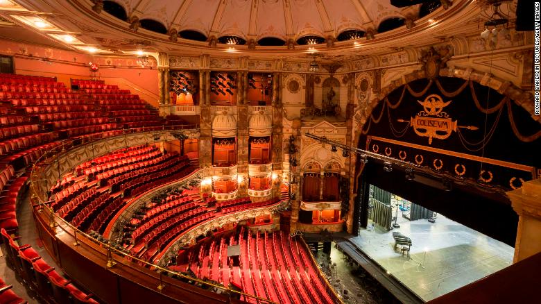 The English National Opera (ENO) is based in the Coliseum theater in London.