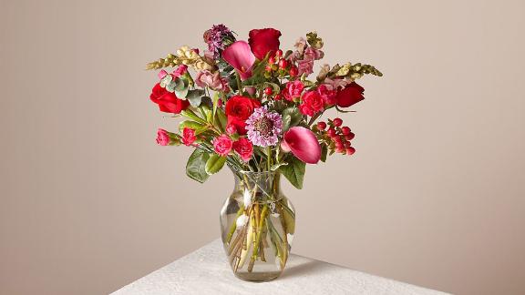 Truly Madly Deeply Bouquet Original With Vase