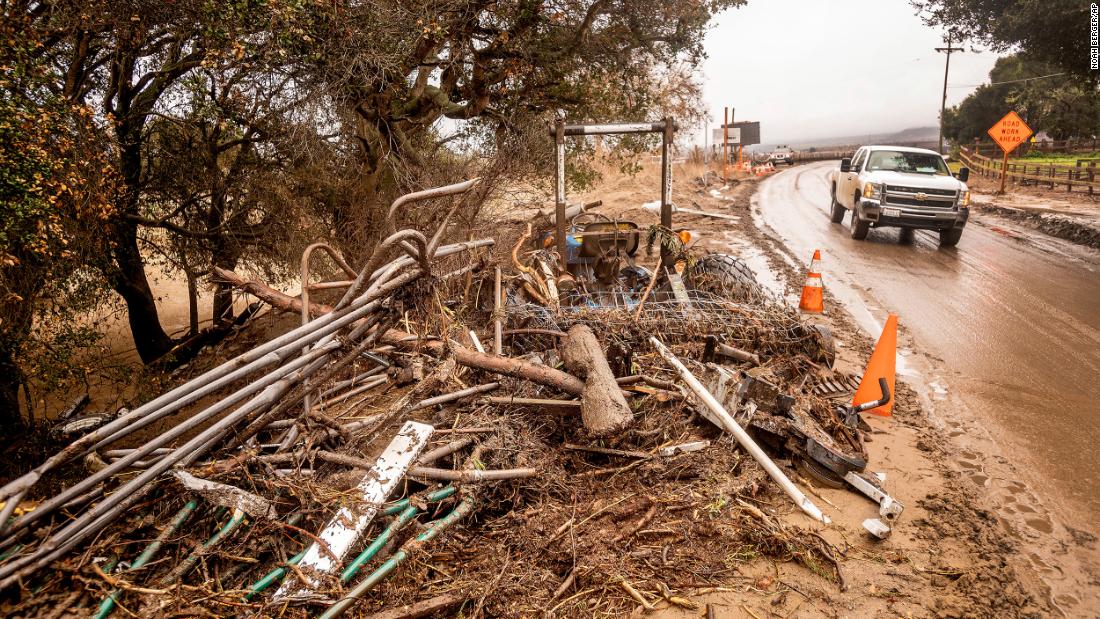 California storm One woman injured, 25 structures damaged as powerful