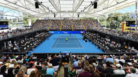 Maskless crowds pack Australian Open tennis exhibition in Covid-free Adelaide