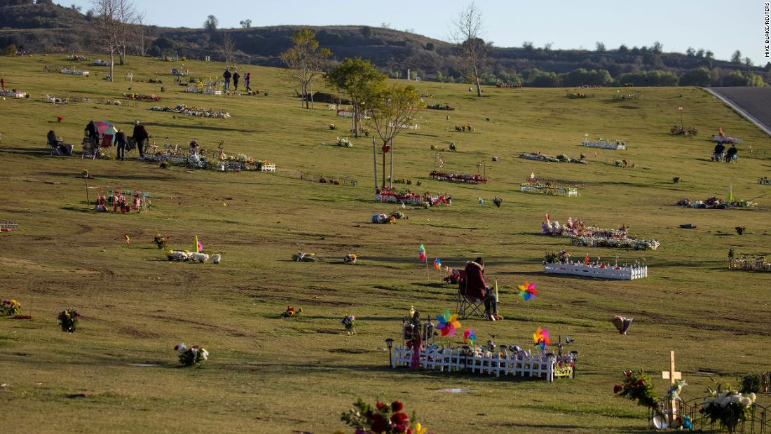 Overwhelmed by Covid deaths, America's largest cemetery refrigerates ...