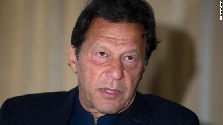 Prime Minister Imran Khan addresses the media on March 16, 2020.