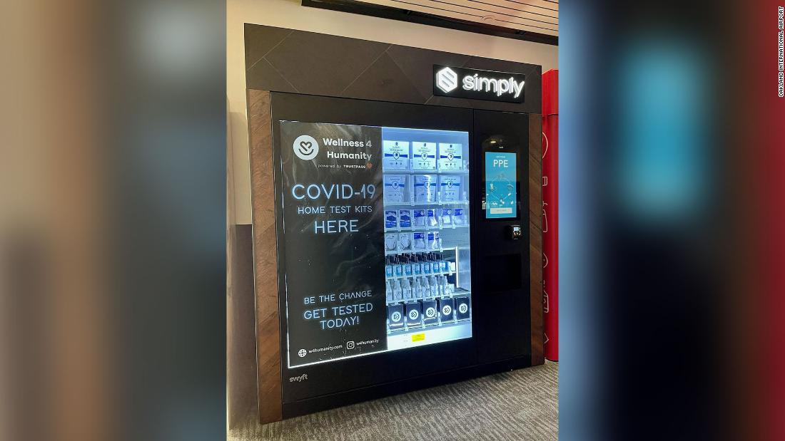 Oakland's airport is selling Covid-19 tests in vending machines - CNN