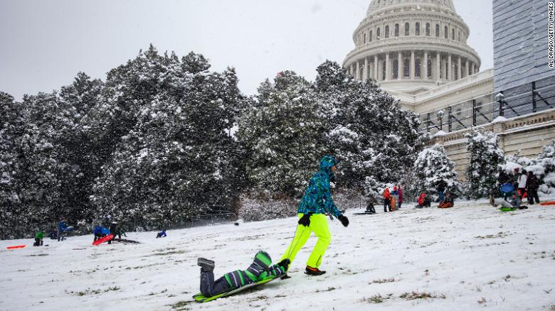Capitol Police deny request to allow sledding, citing security concerns and Covid-19