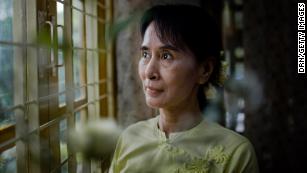 In photos: Aung San Suu Kyi