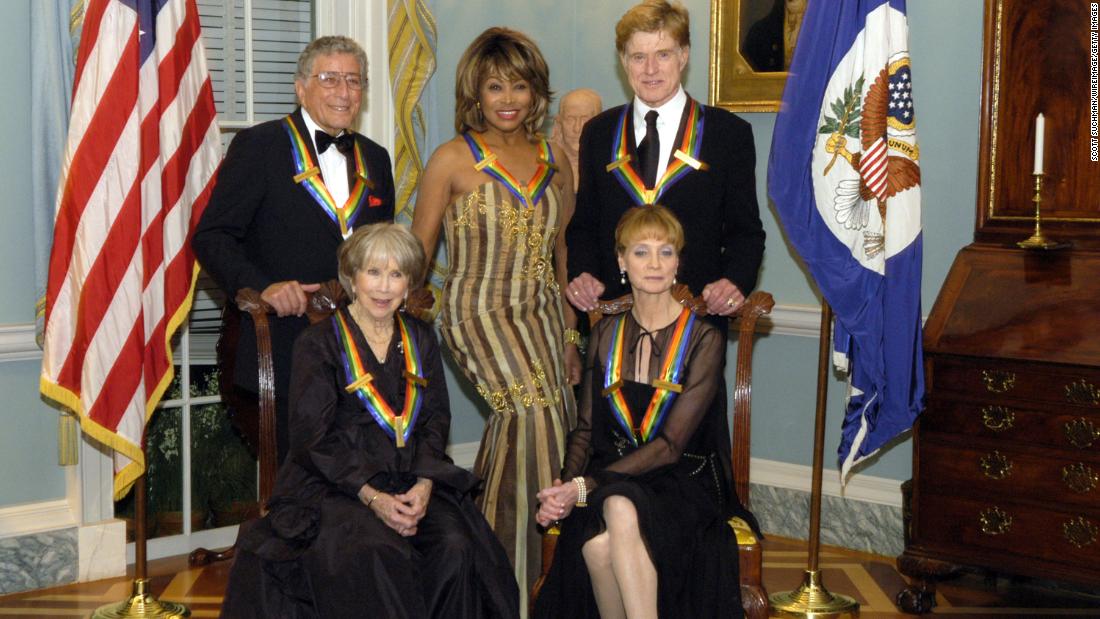 Bennett was a Kennedy Center honoree in 2005 along with Tina Turner, Robert Redford, Julie Harris and Suzanne Farrell.