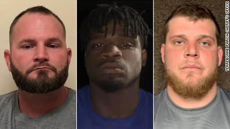 Beaux Cormier, Dalvin Wilson, and Andrew Erskin (left to right) were each charged with two counts of first-degree murder.