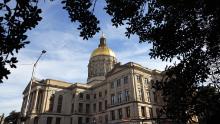 The Georgia State Capitol is seen on January 06, 2021 in Atlanta, Georgia. 