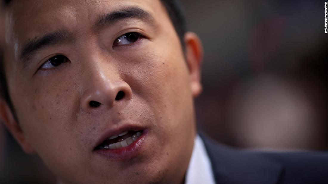 Andrew Yang is positive for Covid-19
