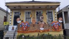 City Councilman Jay Banks decorated his home to honor the city & # 39; s foremost Black Carnival club, Zulu.