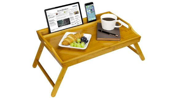 Rossie Bamboo Home Media Bed Tray