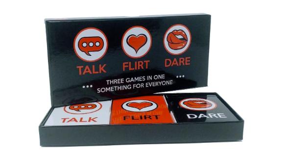 Talk, Flirt, Dare Card Game 