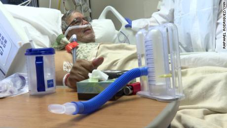 Jose Limón was in the hospital for nearly three weeks with Covid-19. He was determined to get out to see his wife, three children and six grandchildren.