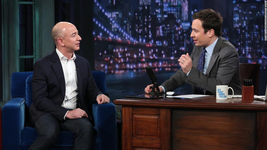 Bezos appears on &quot;Late Night with Jimmy Fallon&quot; in 2012.