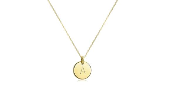 Befettly 14K Gold-Plated Initial Necklace 