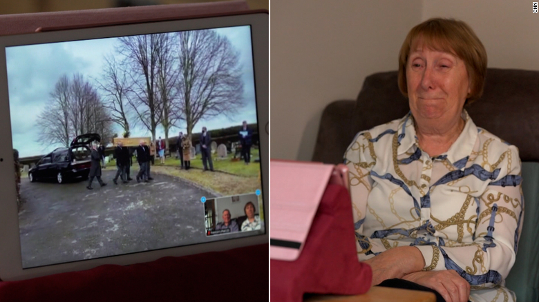 Daughter forced to attend father's funeral remotely due to pandemic