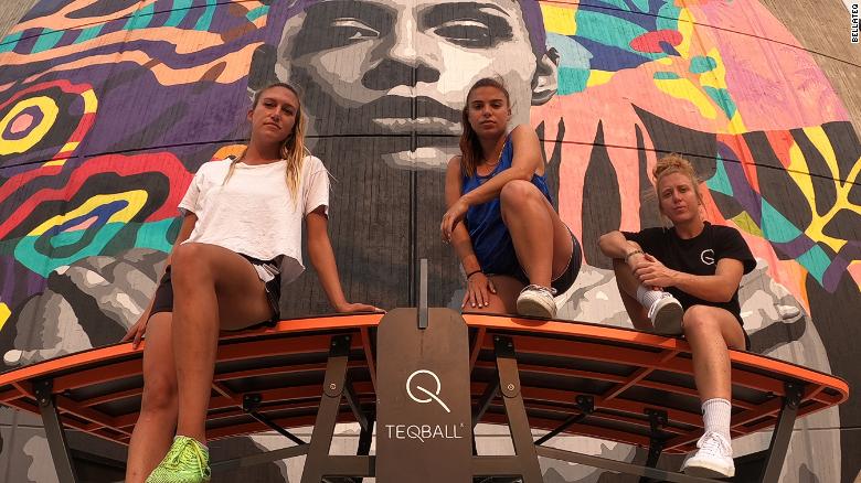 BellaTeq: The first all-female Teqball team pushing the sport into the mainstream