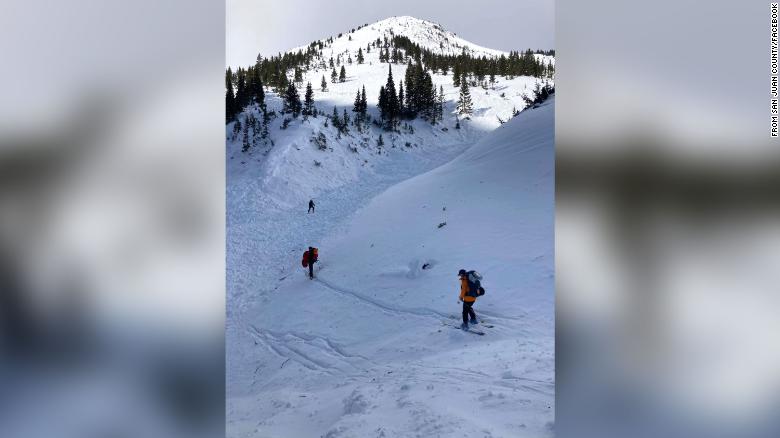 Three skiers presumed dead from a Colorado avalanche are identified as local officials