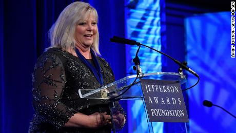 Patricia Derges speaks on stage at The Jefferson Awards Foundation 2017 DC National Ceremony on June 22, 2017 in Washington, DC. 