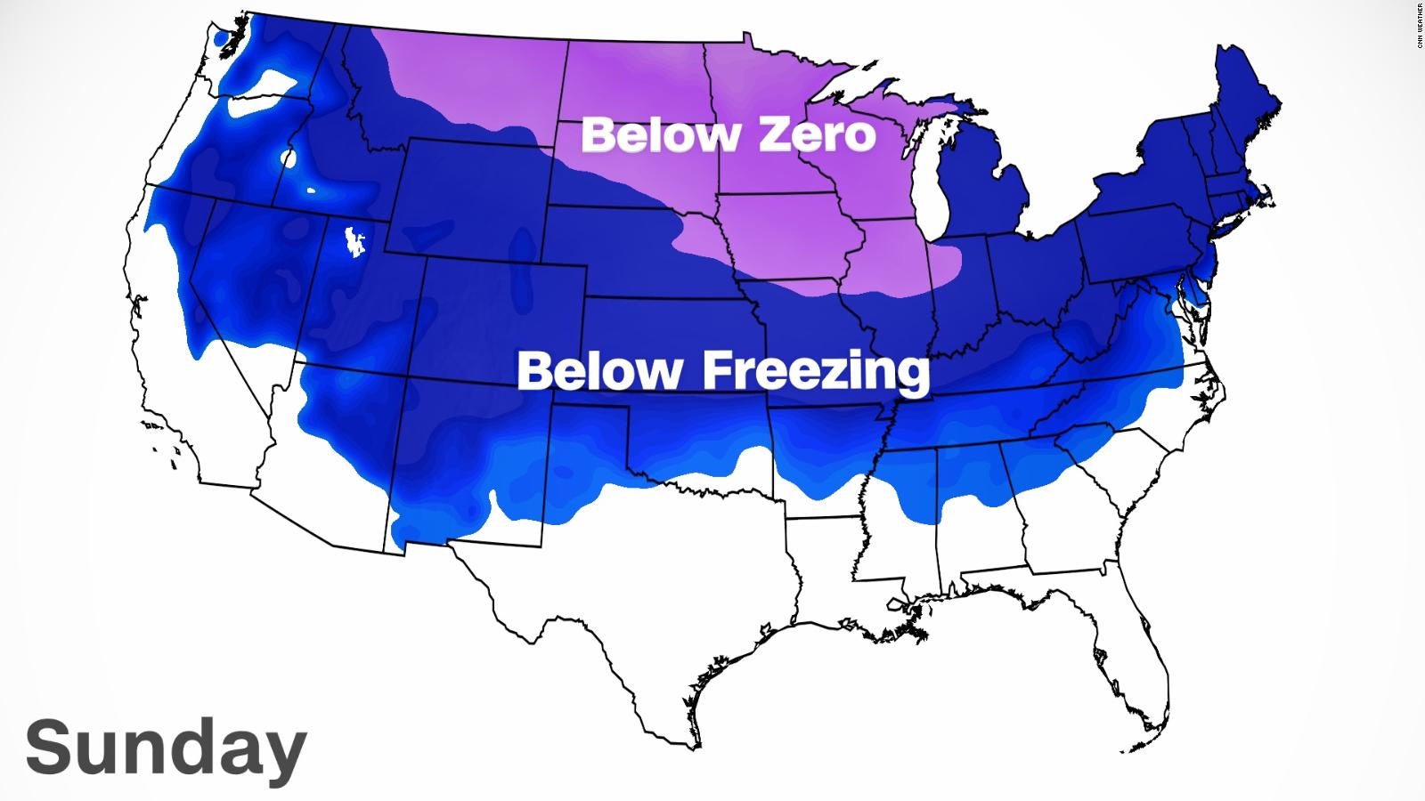 Weekend Weather Forecast: Snow, Rain, And Bitter Cold - CNN