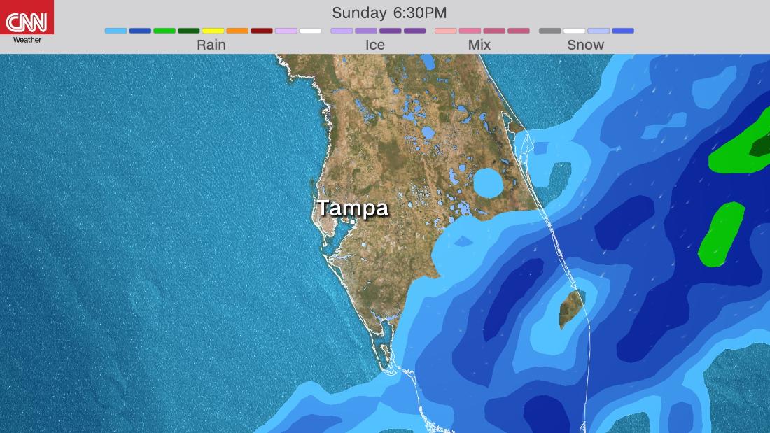 Tampa weather forecast rain to clear in time for the Super Bowl CNN