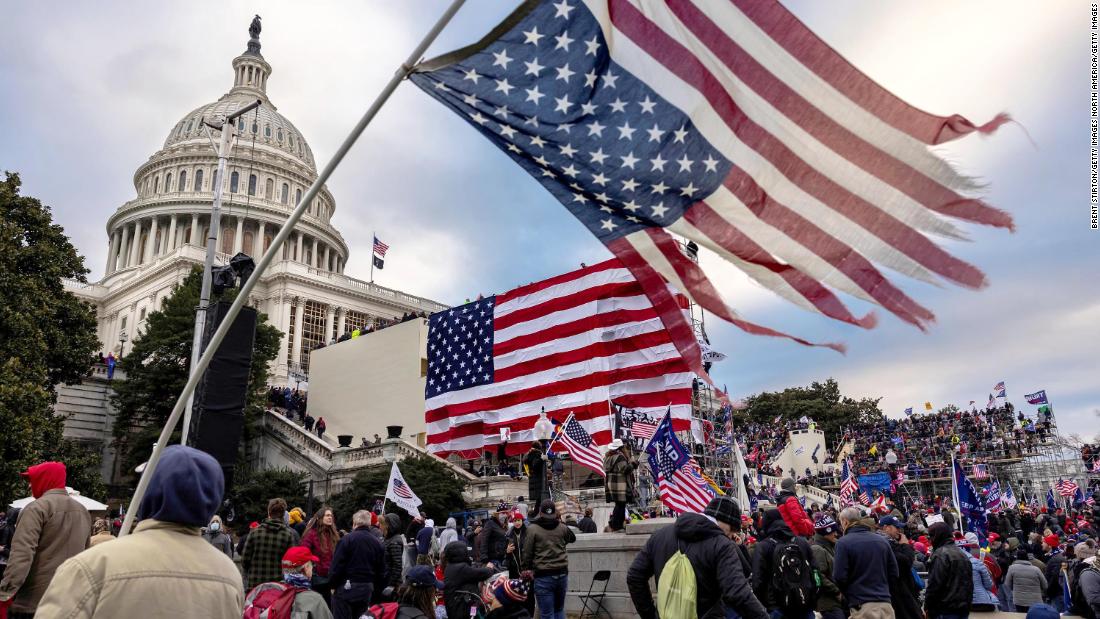 Accusations against a member of the Proud Boys who allegedly threw pepper spray at the police during the Capitol insurrection