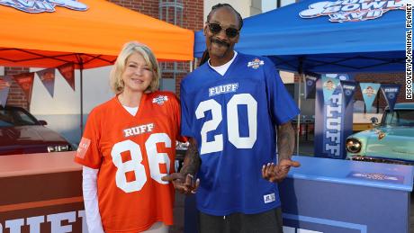 Martha Stewart and Snoop Dogg.